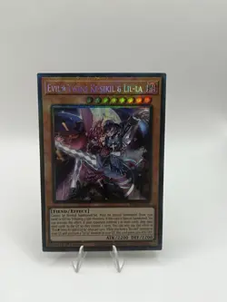 Yugioh Evil Twins Ki-sikil & Lil-la RA04-EN037 Prismatic Collector's Rare 1st NM - Image 1