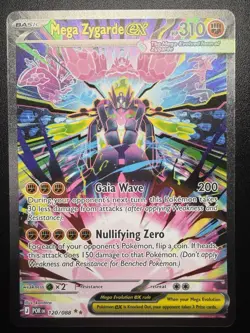 Pokemon TCG Mega Zygarde EX 120/088 Perfect Order Perfect Centering Near Mint - Image 1