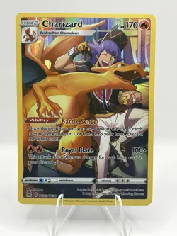 Charizard TG03/TG30 Trainer Gallery Holo – Lost Origin Pokemon Card (Leon) NM 🔥 - Image 2