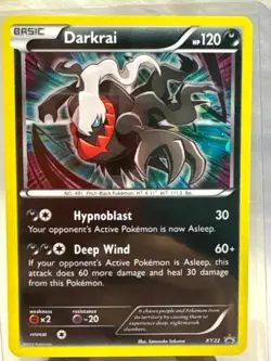 Pokemon Darkrai Promo Holo XY XY22 120HP English Basic Hypnoblast Deep Wind TCG - Image 1