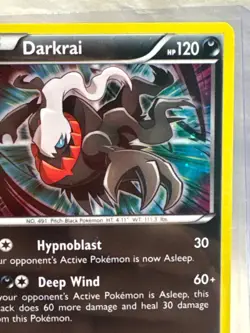 Pokemon Darkrai Promo Holo XY XY22 120HP English Basic Hypnoblast Deep Wind TCG - Image 3