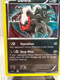Pokemon Darkrai Promo Holo XY XY22 120HP English Basic Hypnoblast Deep Wind TCG - Image 5