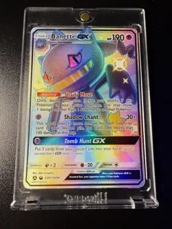 Pokemon Banette GX SV61/SV94 Hidden Fates Holo Rare Shiny Vault NM 2019 - Image 1