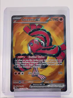ORICORIO EX 2025 POKEMON PHANTASMAL FLAMES ULTRA RARE 110/094 Q2714 - Image 1