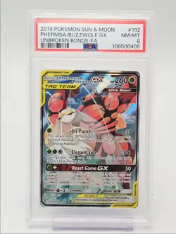 CHARIZARD GX 2019 POKEMON S & M BURNING SHADOWS HOLO RARE MINT PSA 9 Q1048 - Image 1