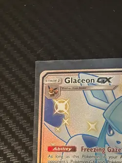 Pokemon TCG Glaceon GX Hidden Fates Shiny Vault SV55/SV94 Holo Ultra Rare - Image 4