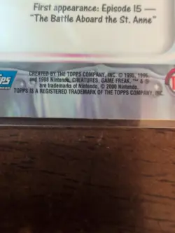 Topps Pokemon Magikarp 129 Series 3 Blue Logo Non Holo TV Animation Edition - Image 5