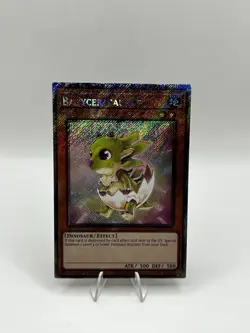 Babycerasaurus RA04-EN131 Platinum Secret Rare NM Yugioh - Image 1