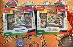 Pokemon TCG First Partner Illustration Collection Series 1 New/Sealed - 2 Boxes - Image 1