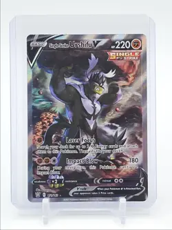 SINGLE STRIKE URSHIFU V 2021 POKEMON BATTLE STYLES ULTRA RARE 151/163 Q2283 - Image 1