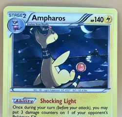 Ampharos 40/114 – XY Steam Siege (Holo Rare) - NM - 2016 Pokemon TCG - Image 2