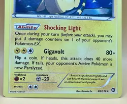 Ampharos 40/114 – XY Steam Siege (Holo Rare) - NM - 2016 Pokemon TCG - Image 3