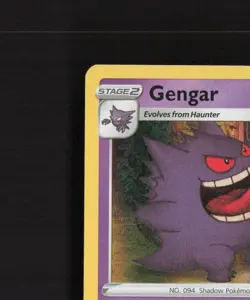 Gengar 057/198 Chilling Reign Holo Rare Stamped Pokemon Card LP - Image 3