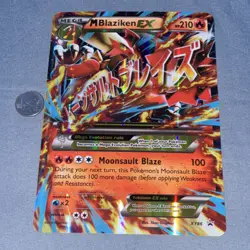 M Blaziken EX XY86 XY Promos Mega EX Jumbo Promo Holo Pokemon TCG - Image 1