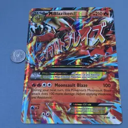 M Blaziken EX XY86 XY Promos Mega EX Jumbo Promo Holo Pokemon TCG - Image 2