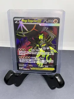 Mega Zygarde ex 104/088 Full Art Ultra Rare Pokemon TCG: Perfect Order NM Holo - Image 1