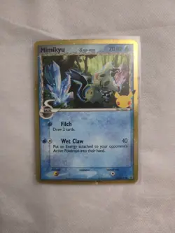 Pokemon Mimikyu Delta Species Promo Holo SWSH136 70HP Filch Wet Claw - Image 1