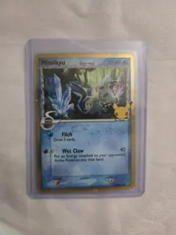 Pokemon Mimikyu Delta Species Promo Holo SWSH136 70HP Filch Wet Claw - Image 3