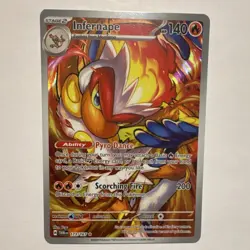 Pokemon TCG Infernape 173/167 SV06 Twilight Masquerade Rare Holo 140 HP - Image 1