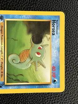 1999 POKEMON FOSSIL 1ST EDITION HORSEA #49/62 - Image 2
