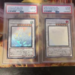 YuGiOh Stardust Dragon / Black rose Ghost Rares CSOC TDGS PSA 8 - Image 1
