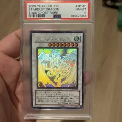 YuGiOh Stardust Dragon / Black rose Ghost Rares CSOC TDGS PSA 8 - Image 2