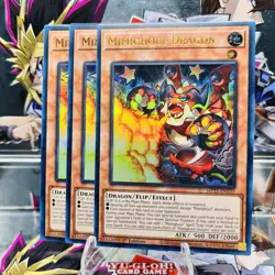 3x Yugioh Playset Mimighoul Dragon MP25-EN235 Ultra Rare 1st Ed Near Mint - Image 1