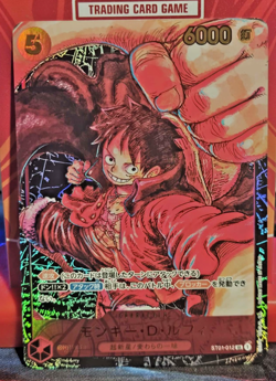 One Piece CCG Monkey.D.Luffy ST01-012 SR Awakening of the New Era NM/MINT - Image 1