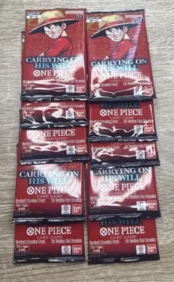One Piece TCG: Carrying On His Will Booster Pack OP13 English (LOT OF 10) Sealed - Image 1