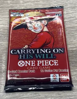 One Piece TCG: Carrying On His Will Booster Pack OP13 English (LOT OF 10) Sealed - Image 2