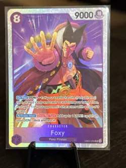 Foxy | EB04-036 | One Piece | The Azure Sea's Seven | Foil - Image 1