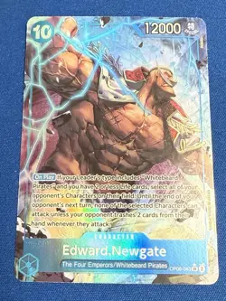 Edward 'Whitebeard' Newgate One Piece Two Legends OP08-043 Alt Art Super Rare - Image 1