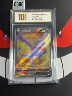 Aerodactyl V SR CS6bC-141/131 Pokemon Card Chinese -Pyxis gold 10 - Image 1