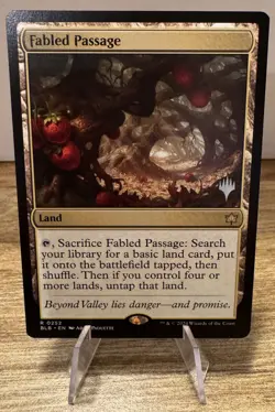 MTG Bloomburrow Fabled Passage #252 Promo Pack Rare NM - Image 1