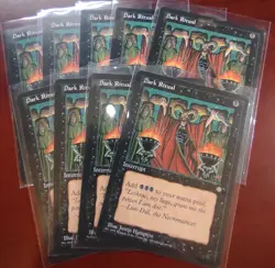 DARK RITUAL x1 mtg NM Ice Age 1 Common - Image 1