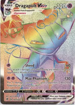 Dragapult VMAX (Secret) - Secret Rare - SWSH02: Rebel Clash - NM - Holo MTG x1 - Image 1
