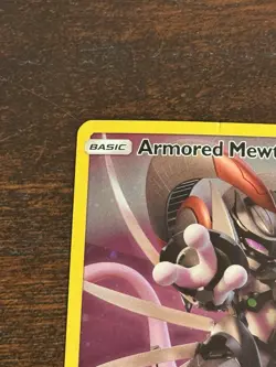 Pokemon Armored Mewtwo SM228 Promo Holo Card 120 HP Psychic TCG MP/LP - Image 2