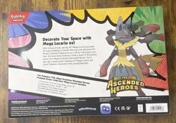 Pokemon TCG Mega Evolution Ascended Heroes Mega Lucario Box - Image 2