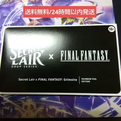 Magic the Gathering FF Secret Lair Grimoire Foil English MTG Collectible Card - Image 1