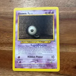 Unown [Q] - 59/105 Neo Destiny - Pokemon TCG - 2002 - Image 1
