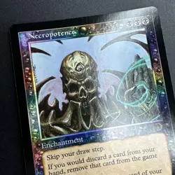 Necroportence Foil EDH Card Collectible Magic the Gathering - Image 2