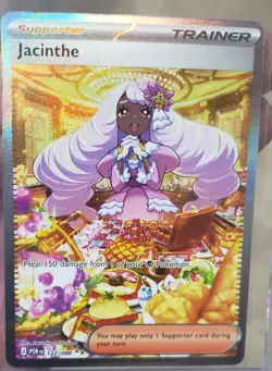 Jacinthe 122/088 Perfect Order Pokemon TCG SIR Holo In Ltd. Edition Top Loader - Image 1