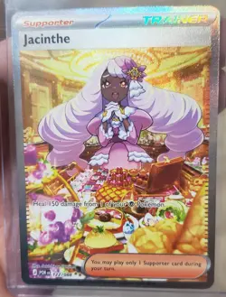 Jacinthe 122/088 Perfect Order Pokemon TCG SIR Holo In Ltd. Edition Top Loader - Image 3