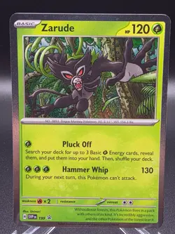 Zarude 199 Black Star Cosmos Holo Promo Destined Rivals Pokemon TCG NM - Image 1