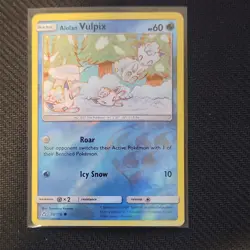 Pokemon Alolan Vulpix 30/156 Sm-Ultra Prism Reverse Holo Common Basic 60 HP Eng… - Image 1