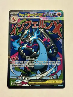 Mega Charizard X ex 023 Pokemon Mega Evolution Promo Ultra Premium Full Art Holo - Image 1