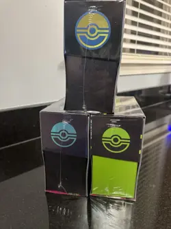 POKEMON TCG PHANTASMAL FLAMES PERFECT ORDER MEGA EVOLUTION LUCARIO ETB LOT X3 - Image 2