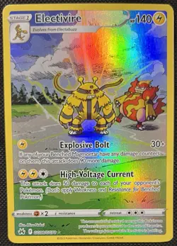 2023 Pokemon Electivire Crown Zenith Galarian Gallery GG08/GG70 NM - Image 1
