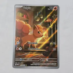 Vulpix 138/132 Mega Evolution Promos NM Pokemon Card – Illustration Rare - Image 1