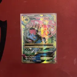 Pokemon M Venusaur EX FA NM Ultra Rare Holo Evolutions 100/108 (with top holder) - Image 1